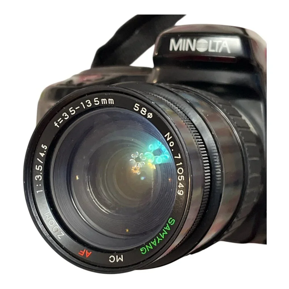 Minolta Maxxum 5xi 35mm Film Camera with 35–135mm AF Zoom Lens Untested 1990s
